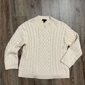 J. Crew • Cable Knit Chunky Sweater